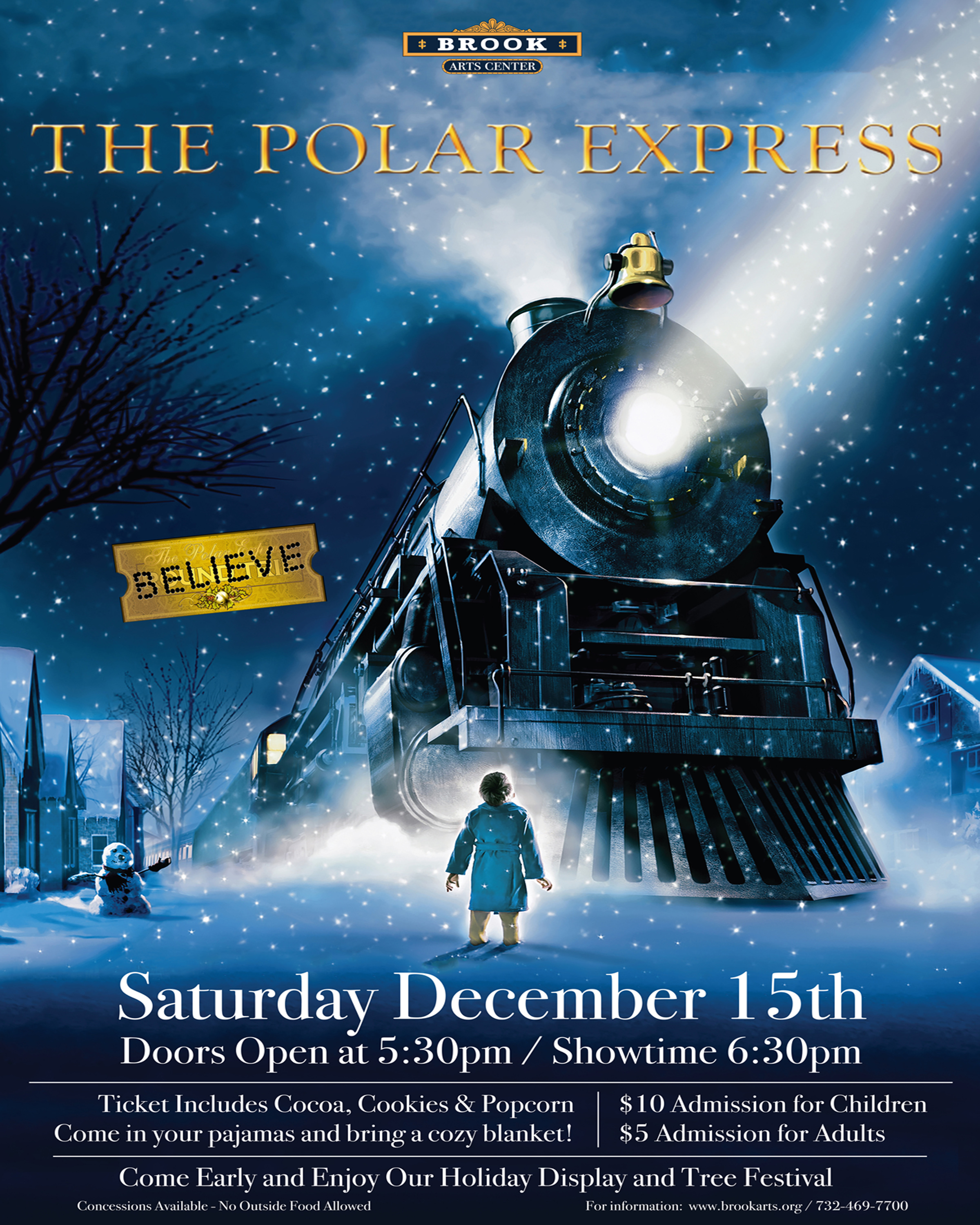 The Polar Express ( & Santa) Arrive at the Historic Brook ...