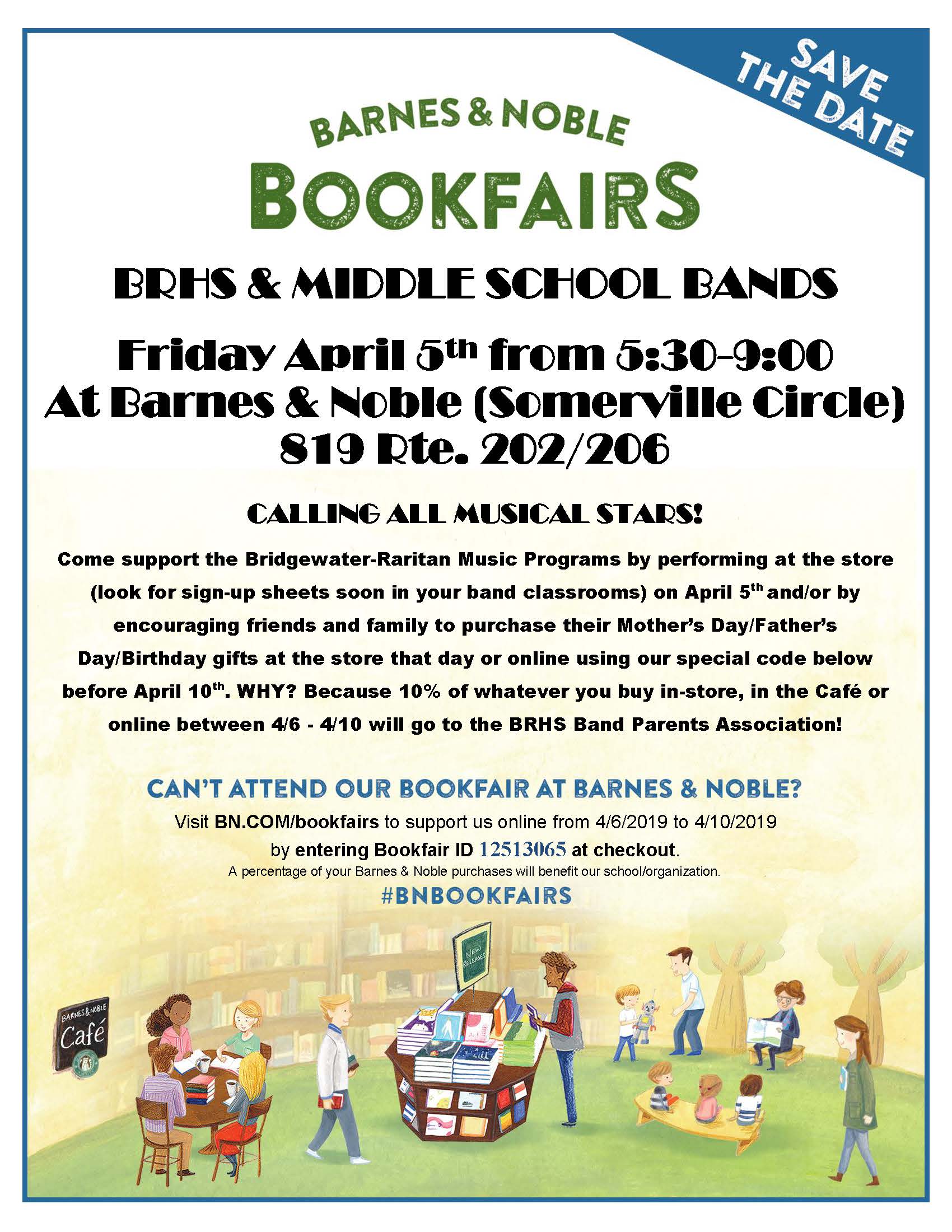 Bridgewater High School Band Book Fair Night Visit Somerset